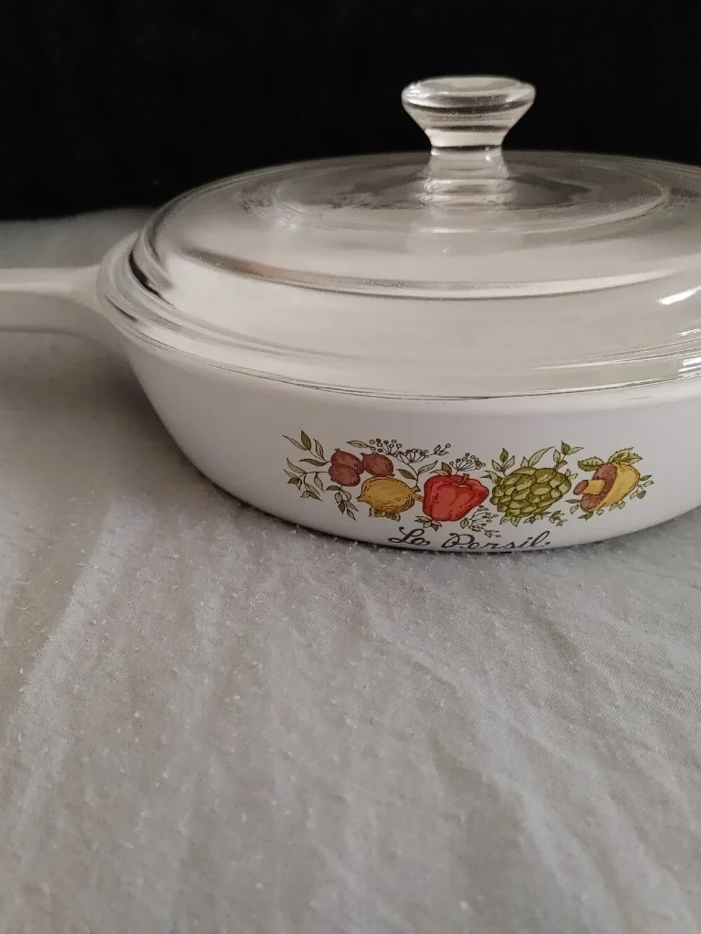 Vintage Corning Ware Skillet with Lid 
